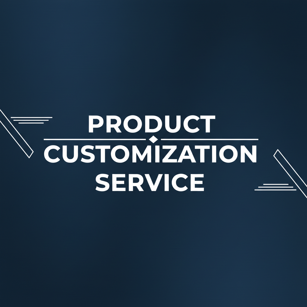 PRODUCT CUSTOMIZATION SERVICE