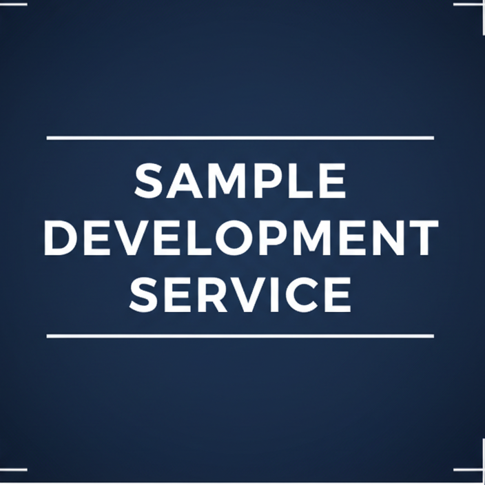 SAMPLE DEVELOPMENT SERVICE